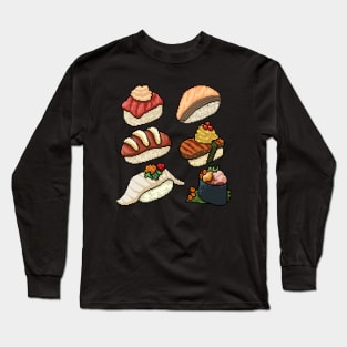 Pixel Sushi Long Sleeve T-Shirt